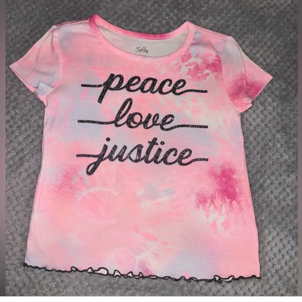 Justice girls graphic